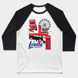 I Love London UK Travel more Wanderlust love Explore the city travel London souvenir Baseball T-Shirt